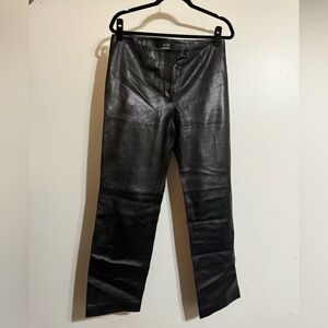 Vintage Peter Cohen Black Leather Pants